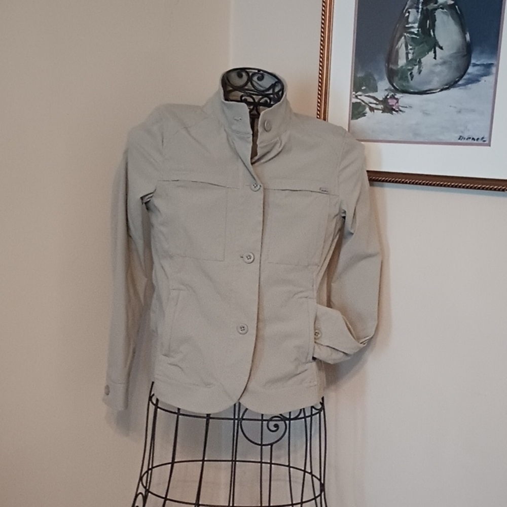 Eddie Bauer Tan Utility Jacket